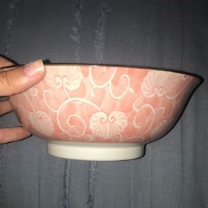 Orange decor bowl